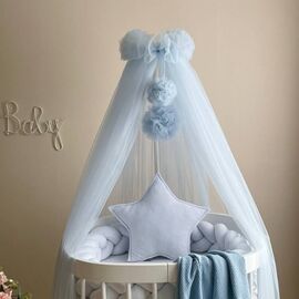 Baldachin Blau Kinderzimmer