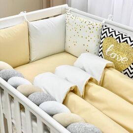 Kinderbettgarnitur 'Oh Baby' 14-teiliges 100% Baumwolle