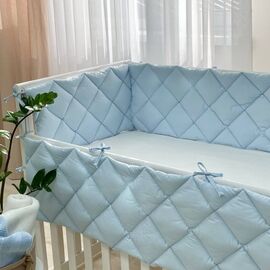 Babybettumrandung blau 360cm