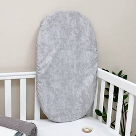 Graues wasserdichtes Spannbetttuch für Kinderwagen