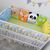 Baby Bettumrandung Kissen + Nestschlange WALDTIERE 360/420 cm, Foto 2