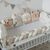Beige Babybettumrandung: Kissen & Bettschlange, 360/420 cm, Foto 2