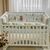 Gitterbettset 'Alpaka Beige' 14-teiliges 100% Baumwolle 60x120cm, Foto 11