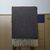Braunes Wollplaid / Wolldecke mit Fransen — 100% Neuseelandwolle, 140x200 cm