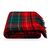 Rote Karierte Weihnachts-Wolldecke – Kuschelige Sofadecke 140x200 cm - Wolldecke Schottenmuster / Decke Tartan
