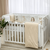 Babybettwäscheset mit Nestchen „Friends“ beige 14-tlg 100% Baumwolle, Komplettset