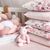 14-tlg Schmetterlinge Bettwäsche-Set für Babybett 60x120 für Mädchen Komplettset, Foto 2