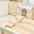 Babybett Komplett Set Mon Cheri,17-tlg, 100% Baumwolle, 60x120, Babybettwäscheset mit Nestchen