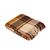 Braun-Beige Karo-Wolldecke 140x200 cm – 100% reine Neuseeland-Schurwolle