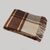 Braun-Beige Karo-Wolldecke 140x200 cm – 100% reine Neuseeland-Schurwolle, Foto 6