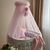 babybett himmel rosa
