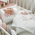14-tlg Rosa Bettwäsche-Set mit Umrandung für Kinderbett 100% Baumwolle, Foto 2