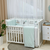 Baby Bettwäsche Set mit Umrandung 'Sweet Animals' 14-tlg, Baumwolle, Komplettset, Foto 2