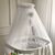 Weißer Betthimmel mit Pompons fürs Babybett 9m, Foto 2