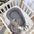 Babynest Kokon für Neugeborene mit Matratze, Grau/Weiß, Foto 3