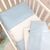 3-tlg Baby Bettwäsche blau/weiß, Foto 2