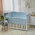Babybettumrandung blau/weiß, 360 cm, Baumwolle, Foto 4