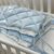 Babybettumrandung blau/weiß, 360 cm, Baumwolle, Foto 3