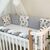 Baby-Bettwäsche für Jungs, grau, Baumwolle, 14-tlg Babybett Komplett Set, Foto 8