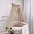 betthimmel braun mit pompons