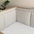 Bettumrandung für Kinderbett 120x60, beige 240 cm