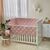 Babybettumrandung 360 cm rosa/weiß, Baumwolle, Foto 4