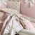 Babybett Komplettset SHINE Baby-Baumwoll-Bettwäsche-Set mit Bettumrandung-Kissen, Rosa 17-tlg, Foto 5