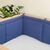 Dunkelblaue Bettumrandung für Kinderbett 120x60, 240 cm