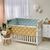 Babybettumrandung grün/senfgelb, 360 cm, Foto 2