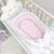 Doppelseitiges Babynest rosa/weiß mit Matratze (für Mädchen), Foto 2