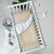 3-tlg Babybettwäsche Baumwolle beige/weiss, Foto 4