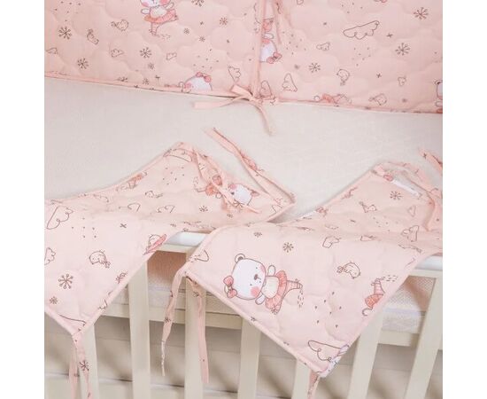 Babybett Umrandung rosa 360cm, Foto 4