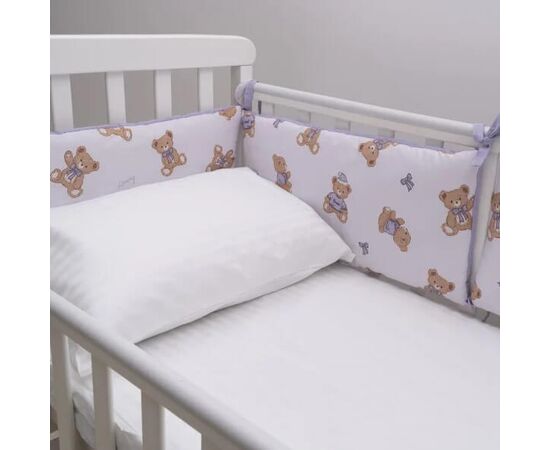 Bettumrandung Babybett 120x60, Satin, Foto 2