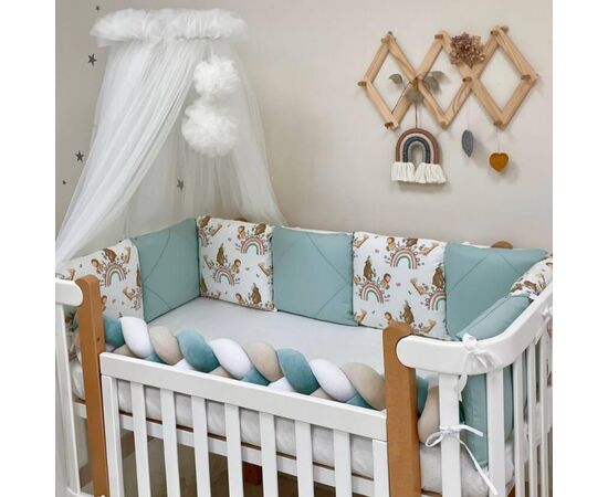 Baby Bettwäsche Set mit Umrandung 'Velo'