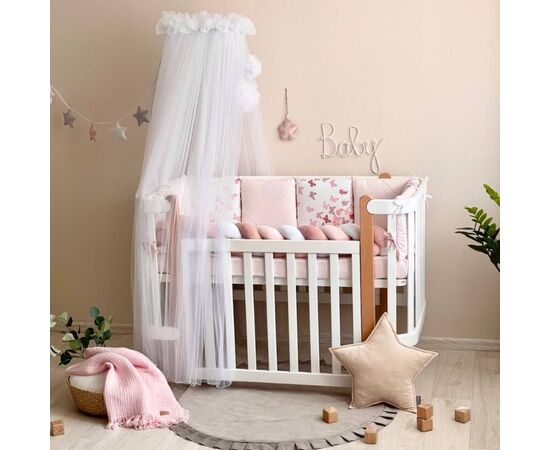 14-tlg Schmetterlinge Bettwäsche-Set für Babybett 60x120 für Mädchen Komplettset, Foto 5