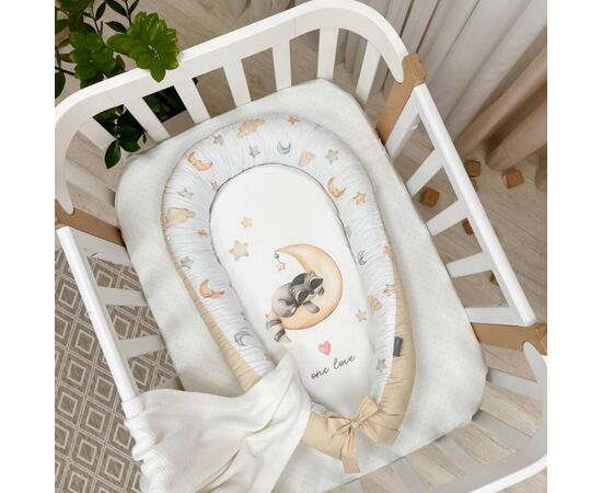 Neugeborenes Babynest mit Matratze "Waschbär", Foto 5