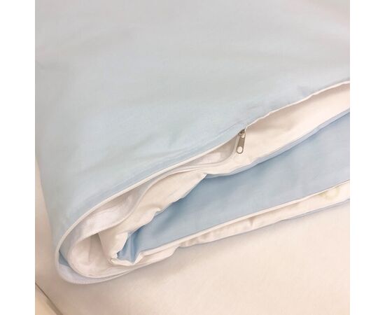 3-tlg Baby Bettwäsche blau/weiß, Foto 3