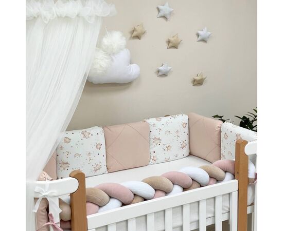 Babybett-Komplettset "Galaxis" beige, 60x120, Baumwolle, Foto 10