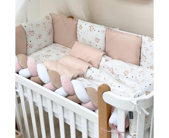 Babybett-Komplettset "Galaxis" beige, 60x120, Baumwolle, Foto 4