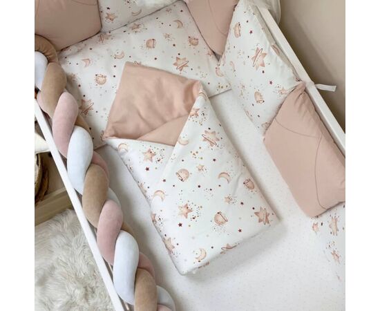 Babybett-Komplettset "Galaxis" beige, 60x120, Baumwolle, Foto 7