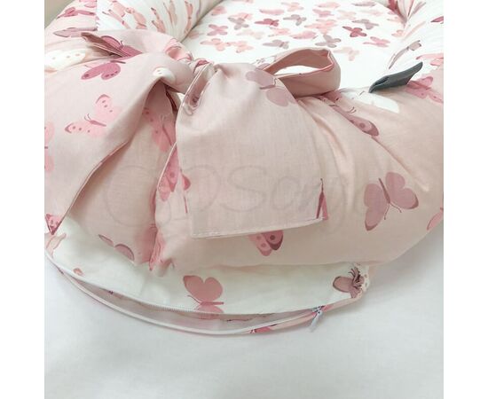 Schmetterlinge Kokon-BabyNest zweiseitig mit Matratze für Mädchen, Foto 5