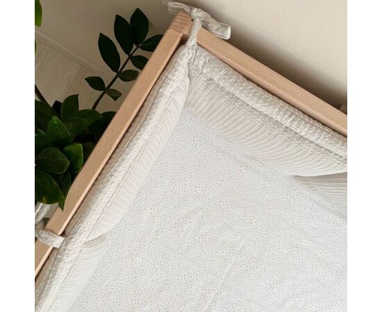 Bettumrandung für Kinderbett 120x60, beige 240 cm, Foto 3