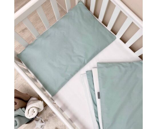 3-tlg Baby Bettwäsche mintgrün/weiß, Foto 4