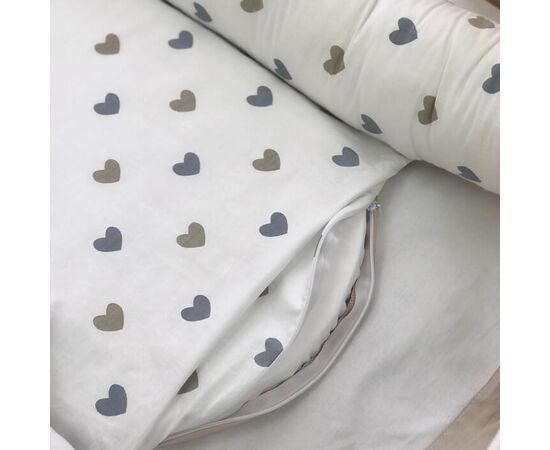Neugeborenes Babynest mit Matratze, Beige, Foto 2